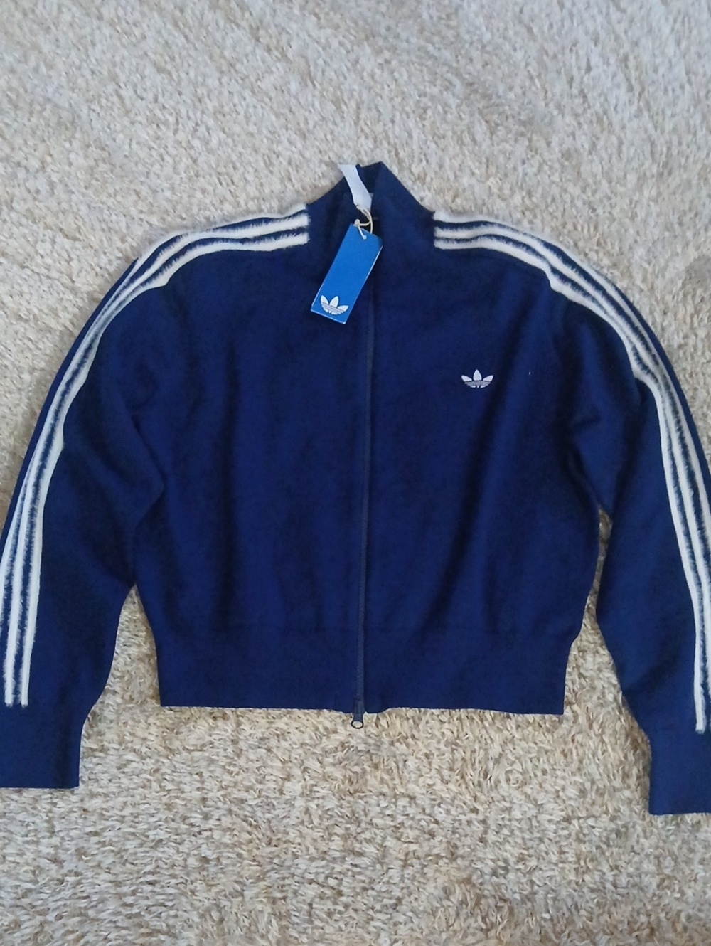 NWT ADIDAS  KNIT CARDIGAN